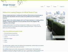Tablet Screenshot of designinscape.com.au